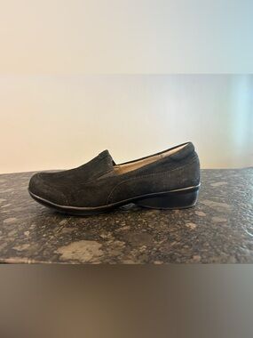 Naturalizer Saban Black Suede Loafers